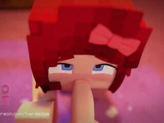 Minecraft สกปรก หนัง scarlett ใช้ปากกับอวัยวะเพศ อะนิเมชั่น (by hardedges)