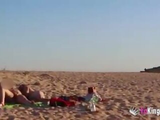 Exhibitionist Couple Looks for Bulls at the Beach: x rated video 45 | xHamster