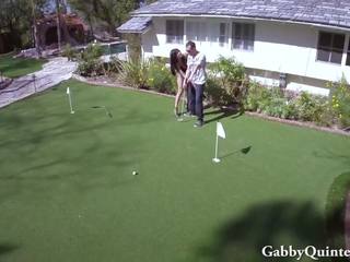 Latina street girl gets Banged on the Golf Course