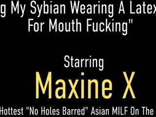 Kinky Big Boobed Asian Cougar Maxine X Rides Robot putz And Sucks Cock!