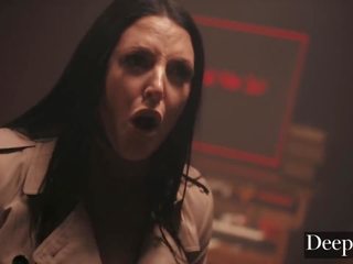 Deeper. Angela White goes into Reverse Gangbang in a Warehouse