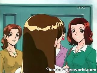 Paauglių anime damsel į nešvankus bukkake