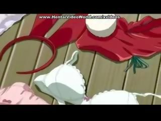 Blow job from hentai bunny young lady