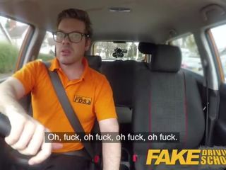 Fake Driving School Busty Learner Is Wet and randy for Instructors putz