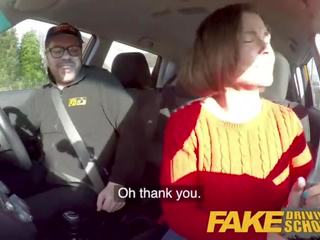 Fake Driving School Jealous Learner with grand Tits wants Hard Fucking