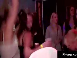 Røyking groovy fest jenter begs strippere til en munnfull av dong