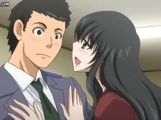 Concupiscent anime õpetaja annab suhuvõtmine