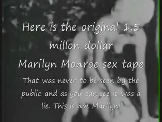 Marilyn Monroe Original 1.5 million x rated film tape lie never seen