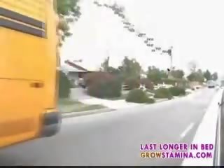 Teen do it in a bus with asian guy1