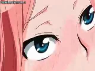Attractive Ginger Anime Teen Blowing Tube Part5